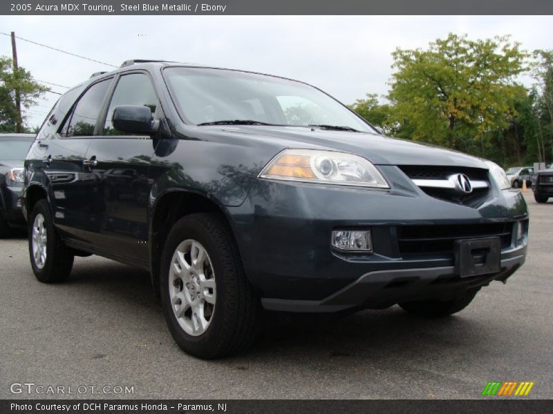 Steel Blue Metallic / Ebony 2005 Acura MDX Touring