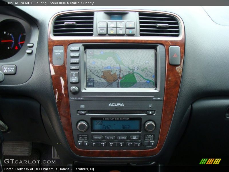 Steel Blue Metallic / Ebony 2005 Acura MDX Touring