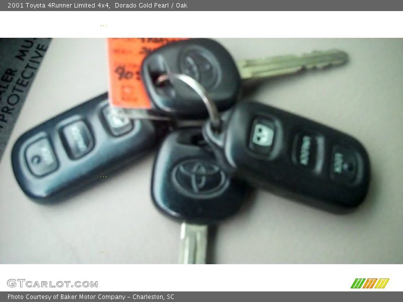 Dorado Gold Pearl / Oak 2001 Toyota 4Runner Limited 4x4