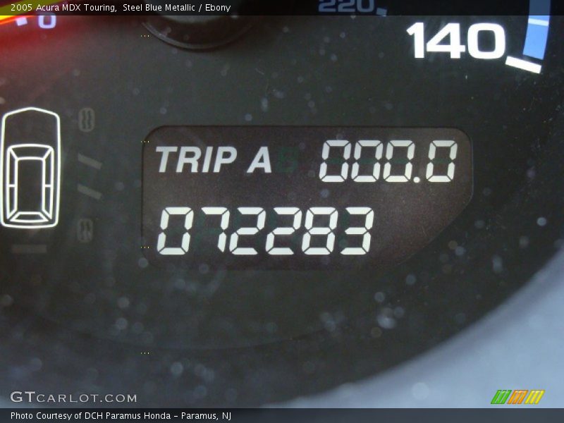 Steel Blue Metallic / Ebony 2005 Acura MDX Touring