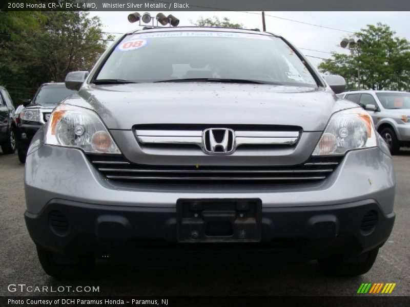 Whistler Silver Metallic / Black 2008 Honda CR-V EX-L 4WD