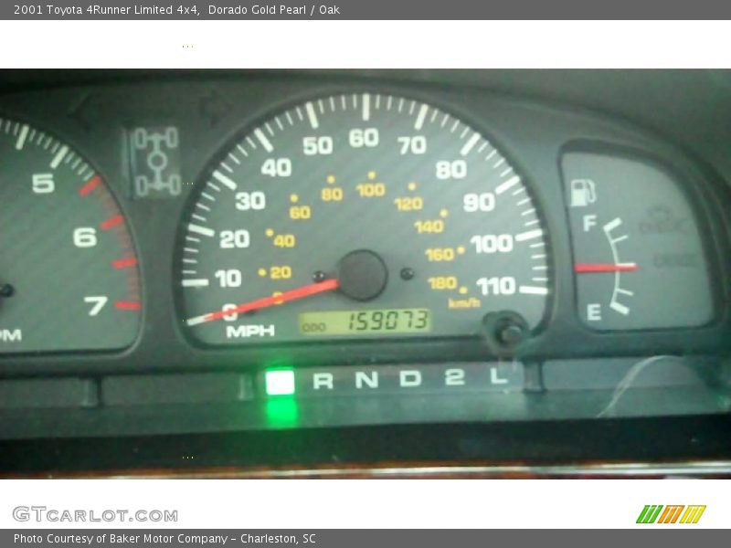 Dorado Gold Pearl / Oak 2001 Toyota 4Runner Limited 4x4