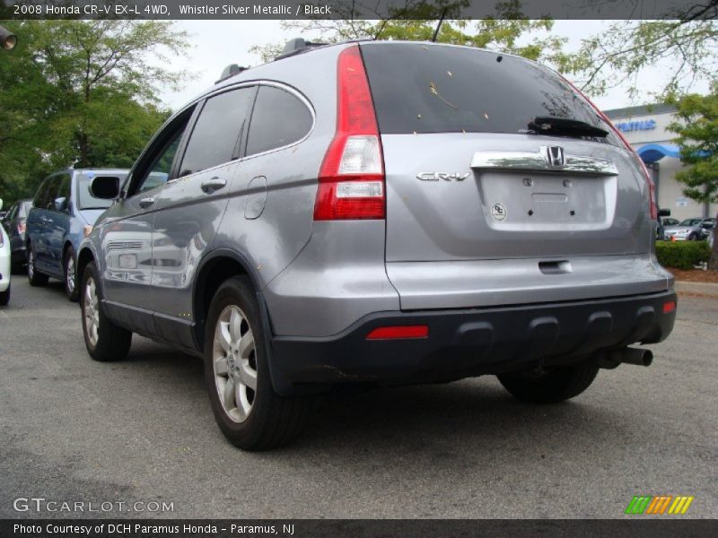 Whistler Silver Metallic / Black 2008 Honda CR-V EX-L 4WD