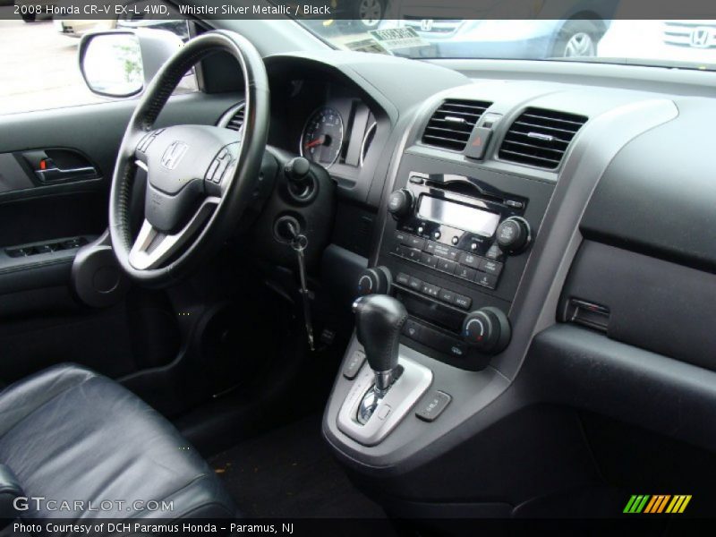 Whistler Silver Metallic / Black 2008 Honda CR-V EX-L 4WD
