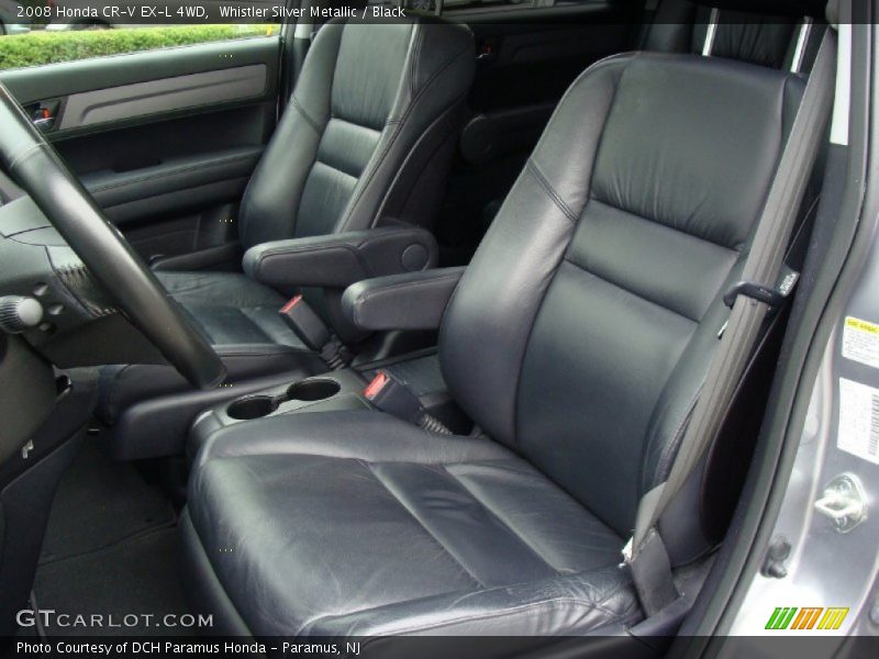 Whistler Silver Metallic / Black 2008 Honda CR-V EX-L 4WD
