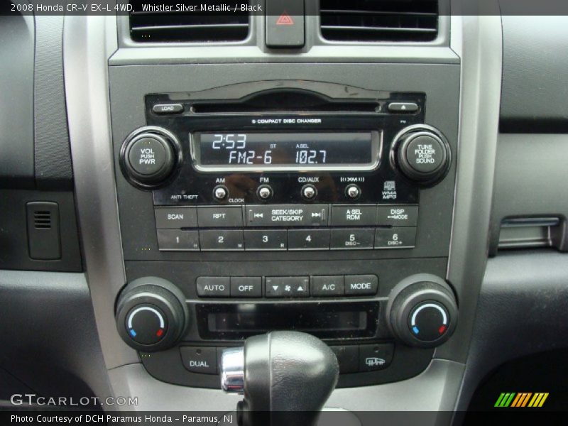 Whistler Silver Metallic / Black 2008 Honda CR-V EX-L 4WD