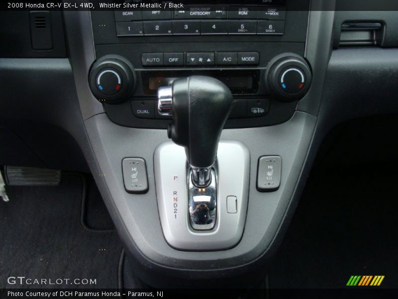Whistler Silver Metallic / Black 2008 Honda CR-V EX-L 4WD