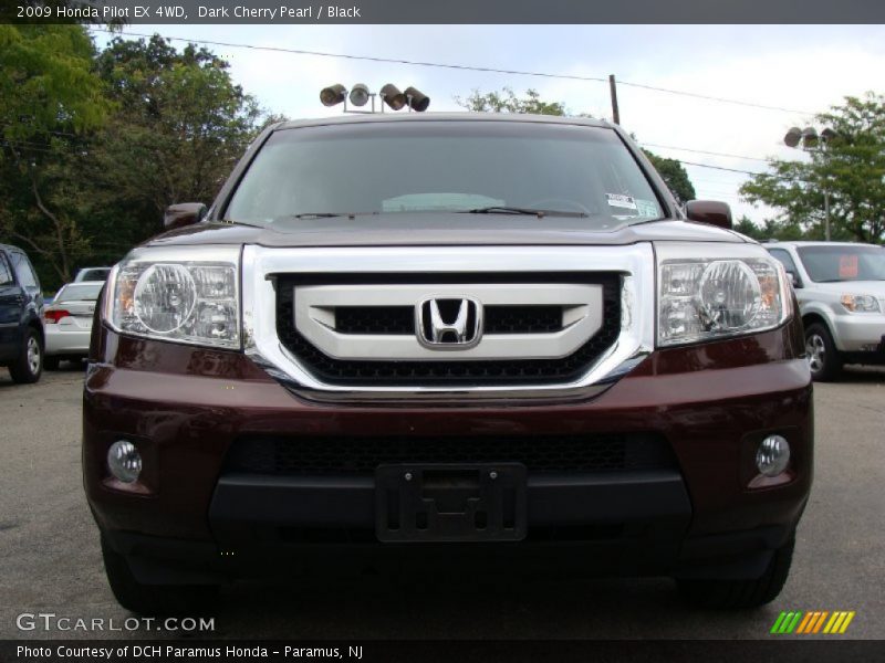 Dark Cherry Pearl / Black 2009 Honda Pilot EX 4WD