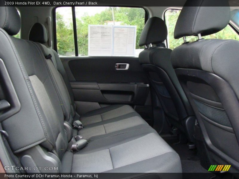 Dark Cherry Pearl / Black 2009 Honda Pilot EX 4WD