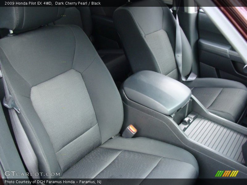 Dark Cherry Pearl / Black 2009 Honda Pilot EX 4WD