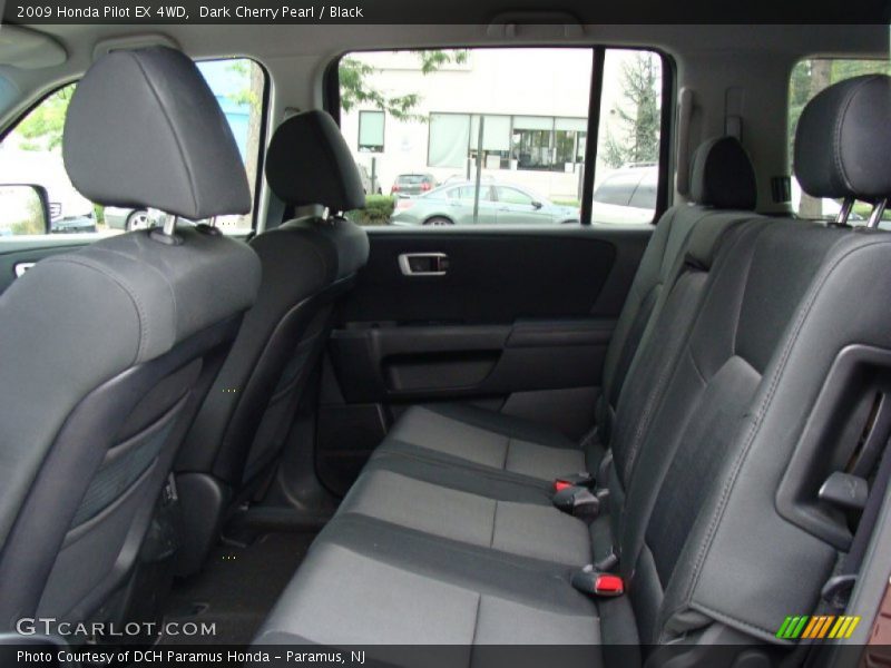 Dark Cherry Pearl / Black 2009 Honda Pilot EX 4WD