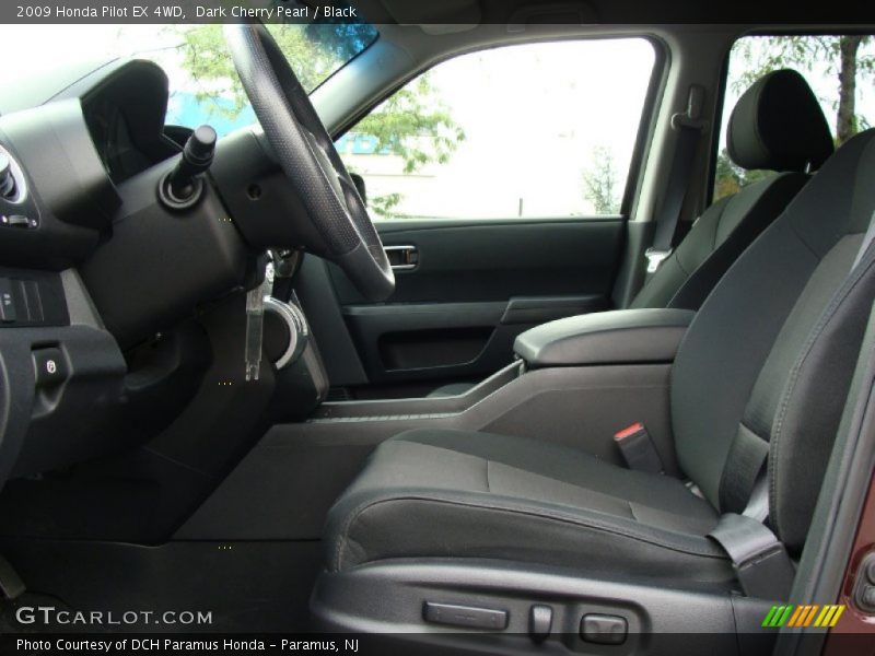 Dark Cherry Pearl / Black 2009 Honda Pilot EX 4WD