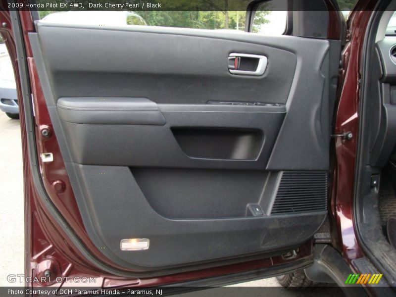 Dark Cherry Pearl / Black 2009 Honda Pilot EX 4WD