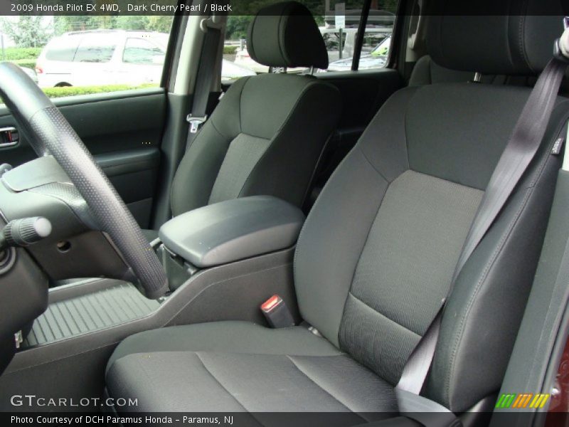 Dark Cherry Pearl / Black 2009 Honda Pilot EX 4WD
