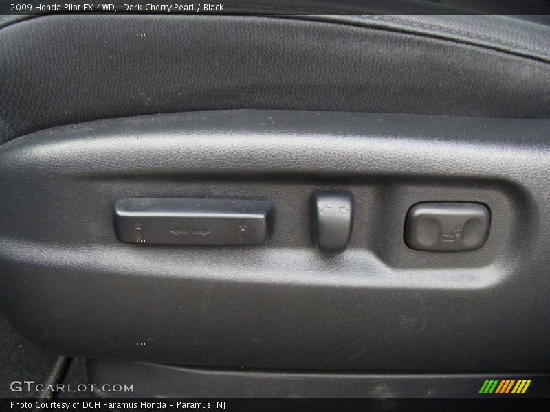 Dark Cherry Pearl / Black 2009 Honda Pilot EX 4WD