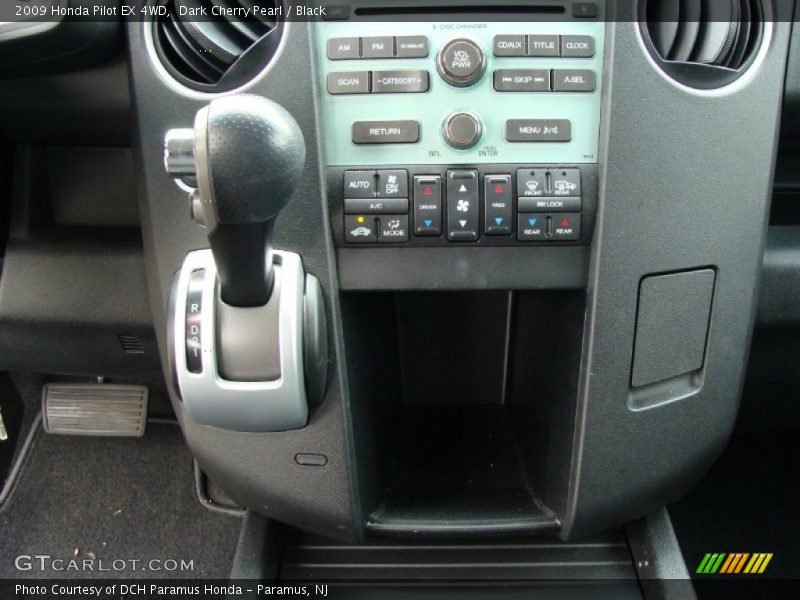 Dark Cherry Pearl / Black 2009 Honda Pilot EX 4WD