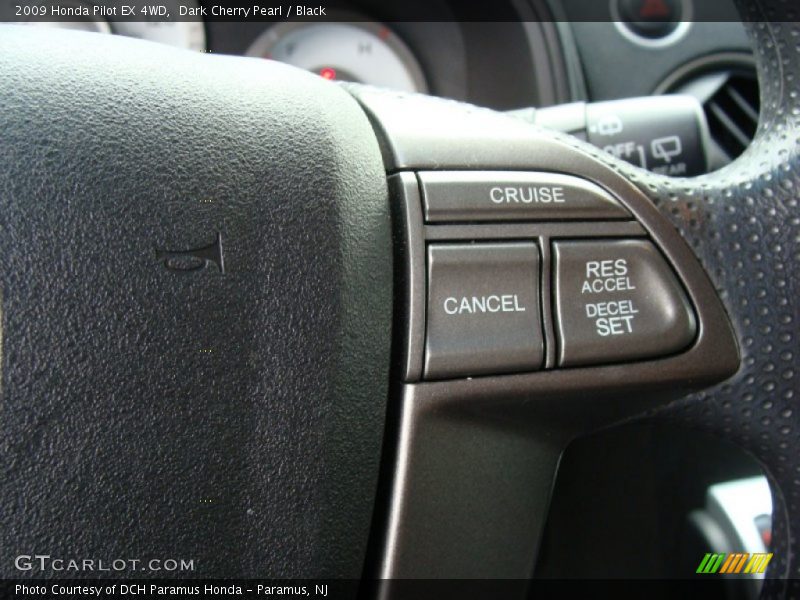 Dark Cherry Pearl / Black 2009 Honda Pilot EX 4WD