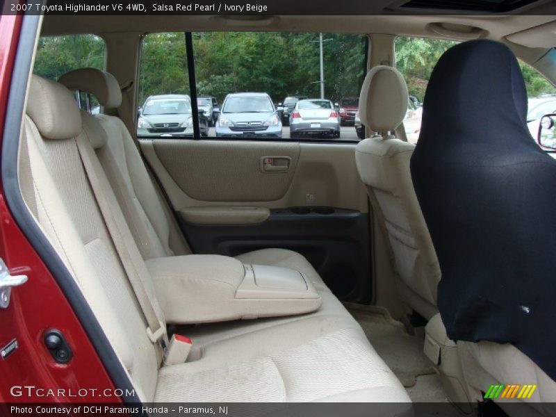 Salsa Red Pearl / Ivory Beige 2007 Toyota Highlander V6 4WD