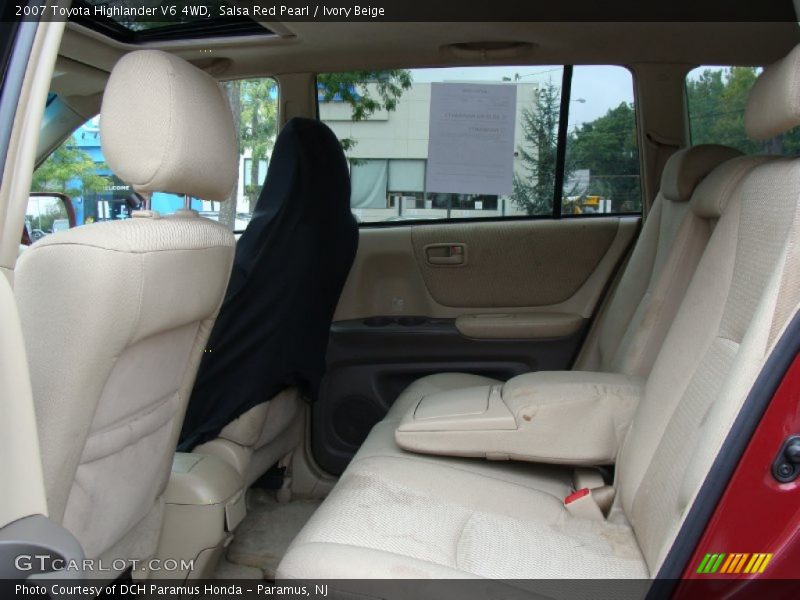 Salsa Red Pearl / Ivory Beige 2007 Toyota Highlander V6 4WD