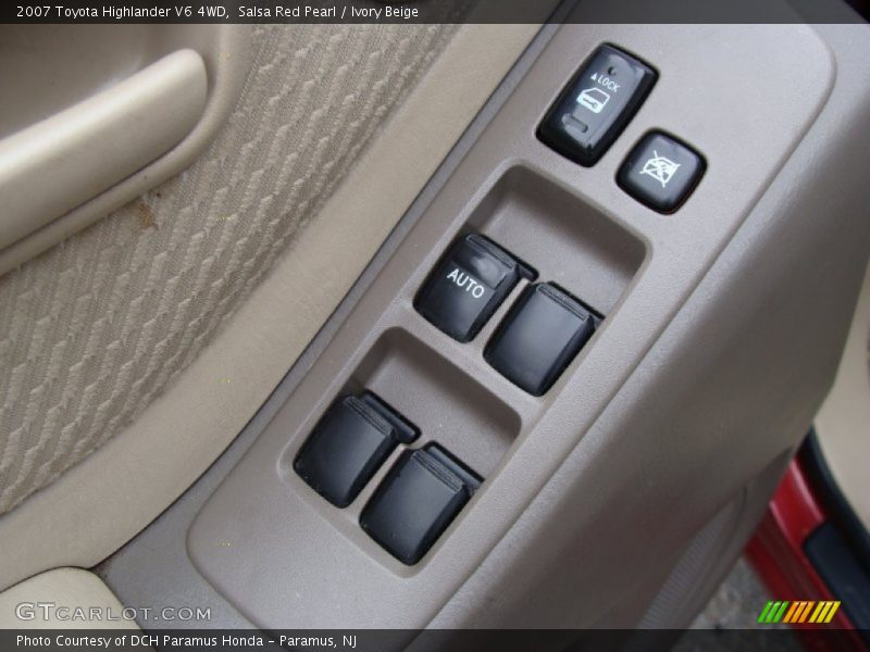 Salsa Red Pearl / Ivory Beige 2007 Toyota Highlander V6 4WD