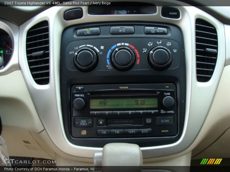Salsa Red Pearl / Ivory Beige 2007 Toyota Highlander V6 4WD