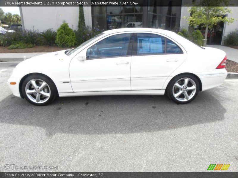 Alabaster White / Ash Grey 2004 Mercedes-Benz C 230 Kompressor Sedan