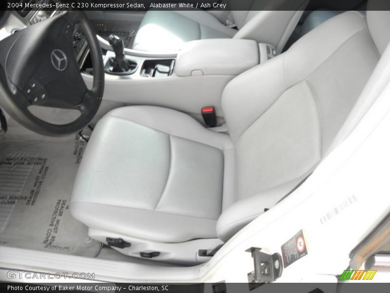 Alabaster White / Ash Grey 2004 Mercedes-Benz C 230 Kompressor Sedan