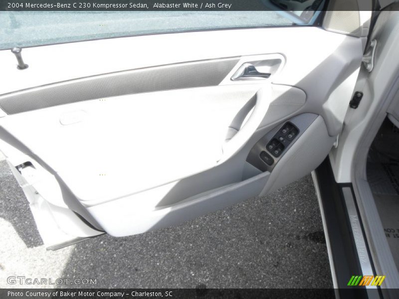 Alabaster White / Ash Grey 2004 Mercedes-Benz C 230 Kompressor Sedan