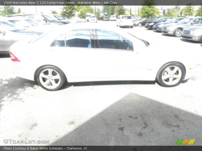 Alabaster White / Ash Grey 2004 Mercedes-Benz C 230 Kompressor Sedan