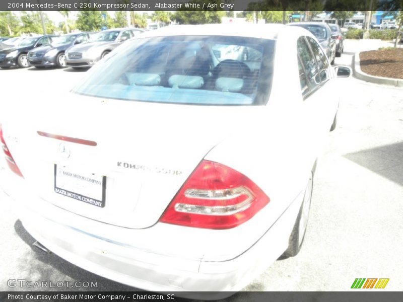 Alabaster White / Ash Grey 2004 Mercedes-Benz C 230 Kompressor Sedan