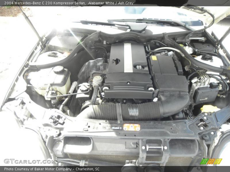 Alabaster White / Ash Grey 2004 Mercedes-Benz C 230 Kompressor Sedan