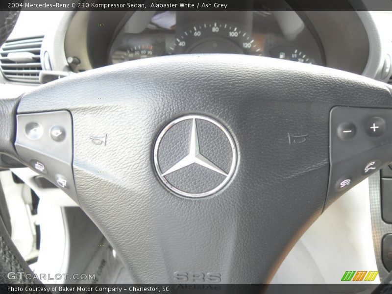 Alabaster White / Ash Grey 2004 Mercedes-Benz C 230 Kompressor Sedan