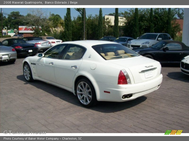 Bianco Eldorado / Beige 2008 Maserati Quattroporte