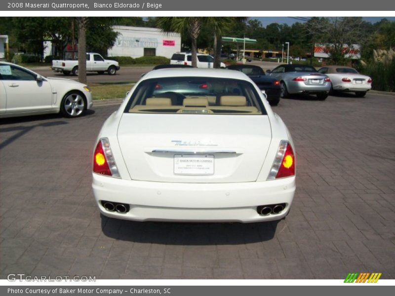 Bianco Eldorado / Beige 2008 Maserati Quattroporte