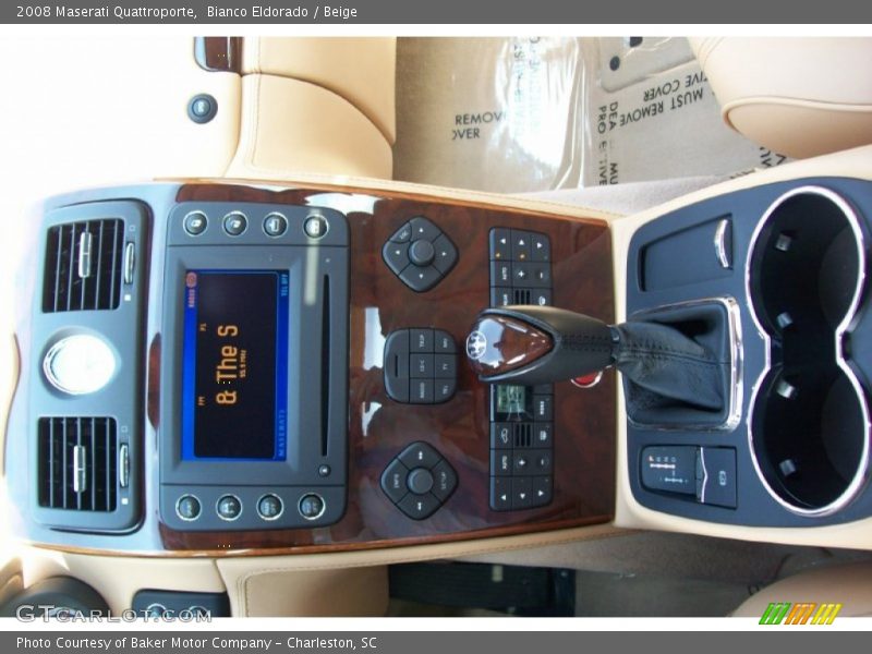 Bianco Eldorado / Beige 2008 Maserati Quattroporte