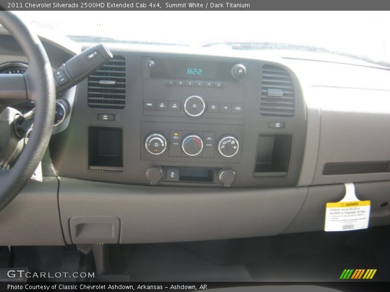 Summit White / Dark Titanium 2011 Chevrolet Silverado 2500HD Extended Cab 4x4
