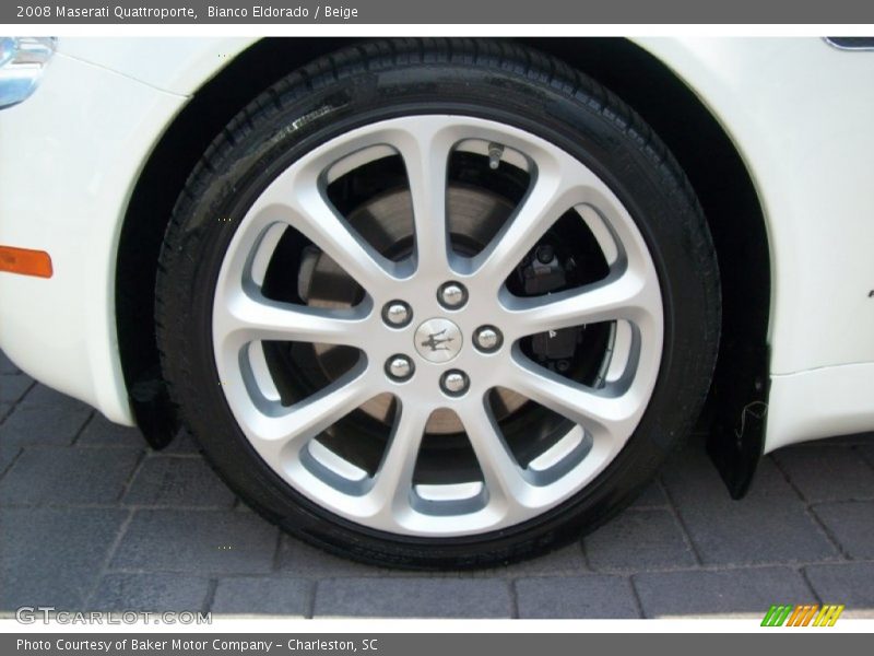 Bianco Eldorado / Beige 2008 Maserati Quattroporte