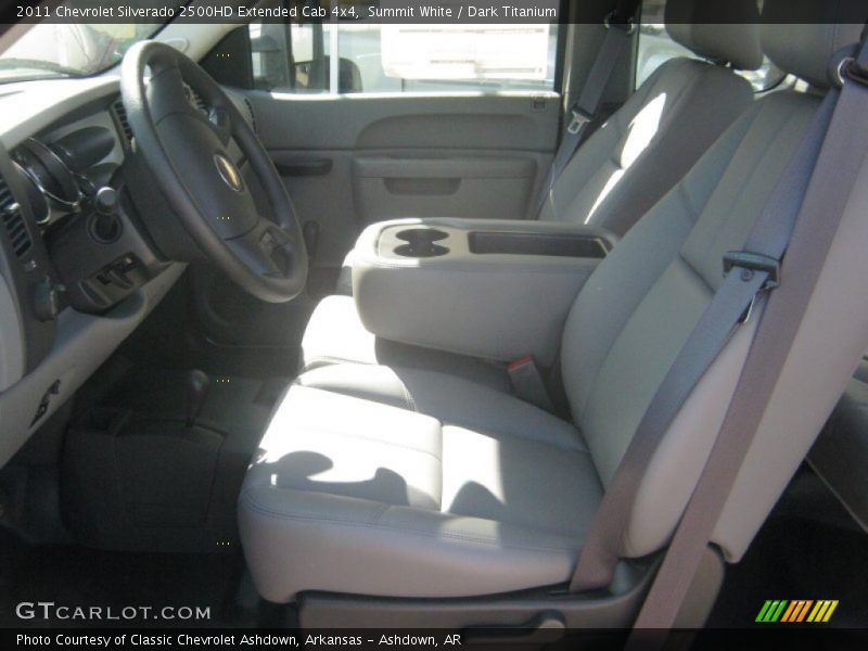 Summit White / Dark Titanium 2011 Chevrolet Silverado 2500HD Extended Cab 4x4