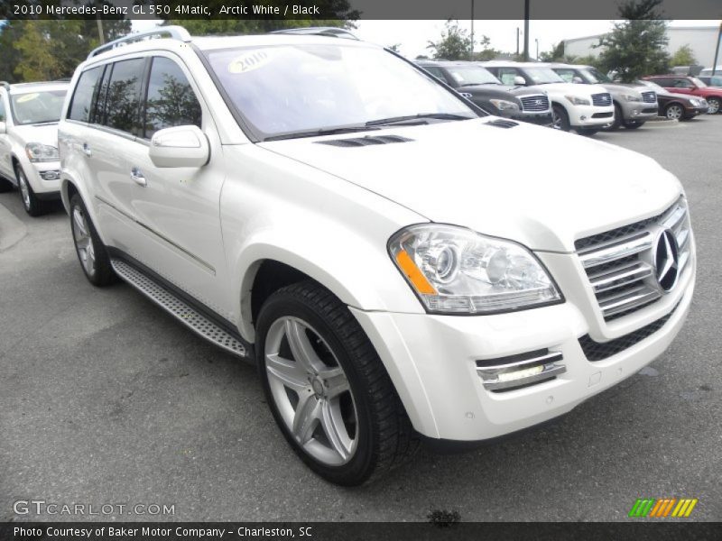 Arctic White / Black 2010 Mercedes-Benz GL 550 4Matic