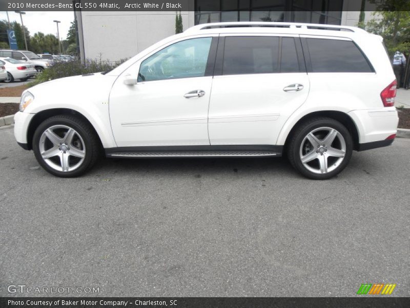 Arctic White / Black 2010 Mercedes-Benz GL 550 4Matic