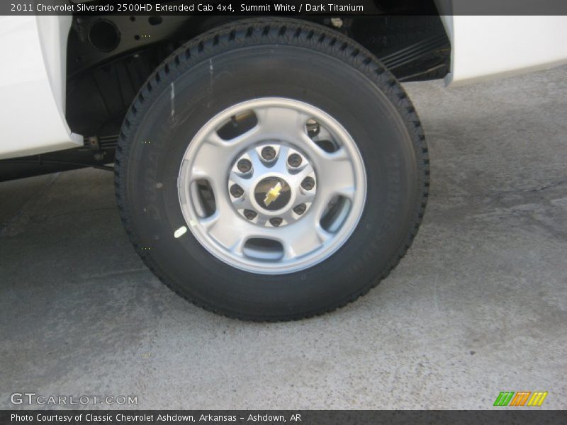 Summit White / Dark Titanium 2011 Chevrolet Silverado 2500HD Extended Cab 4x4