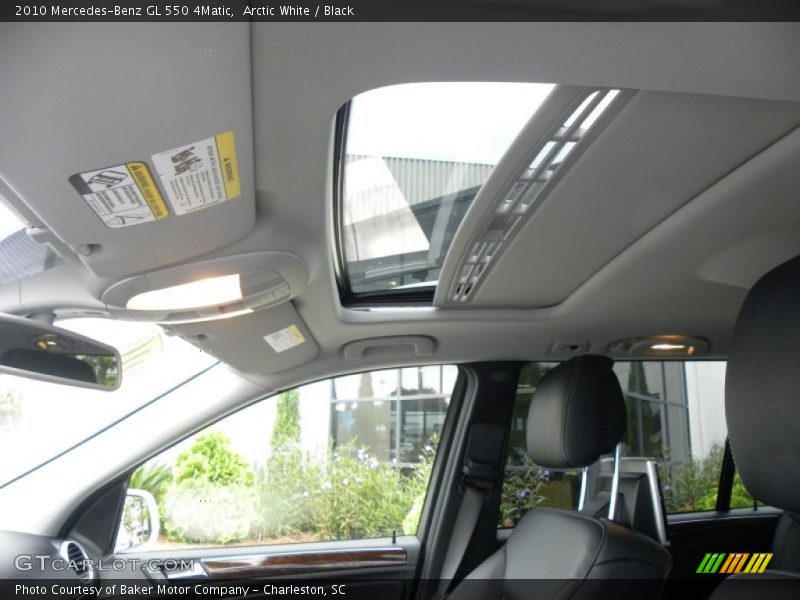 Arctic White / Black 2010 Mercedes-Benz GL 550 4Matic