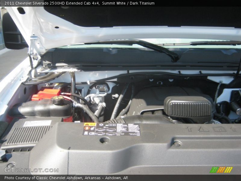 Summit White / Dark Titanium 2011 Chevrolet Silverado 2500HD Extended Cab 4x4