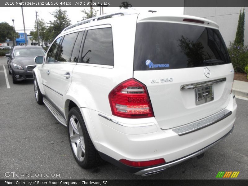 Arctic White / Black 2010 Mercedes-Benz GL 550 4Matic