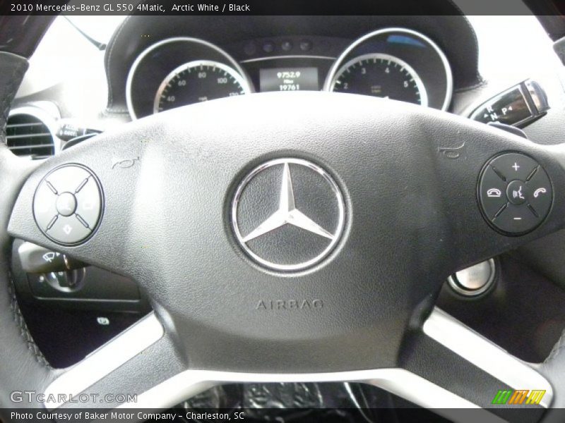 Arctic White / Black 2010 Mercedes-Benz GL 550 4Matic