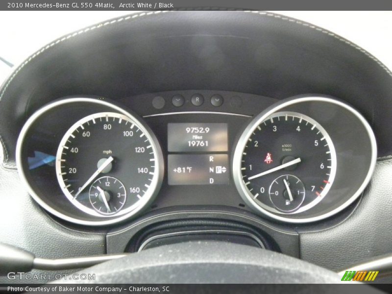  2010 GL 550 4Matic 550 4Matic Gauges