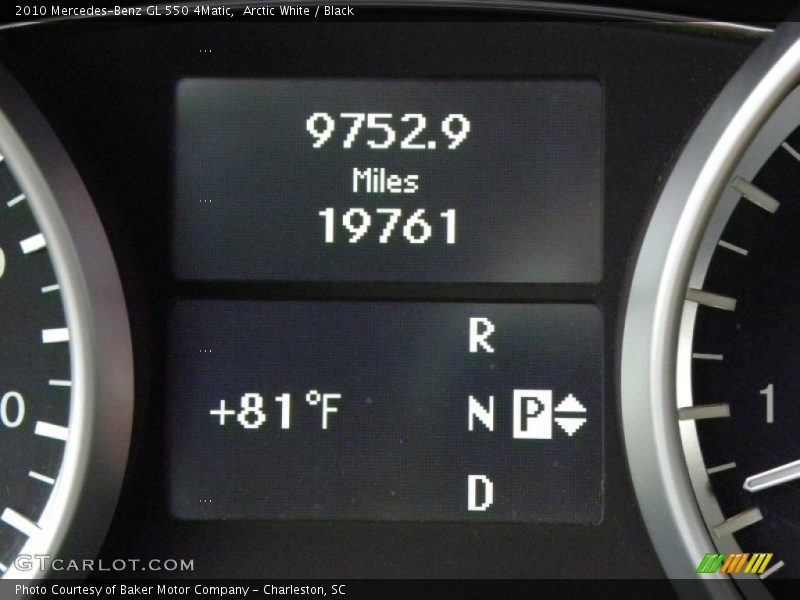 Arctic White / Black 2010 Mercedes-Benz GL 550 4Matic