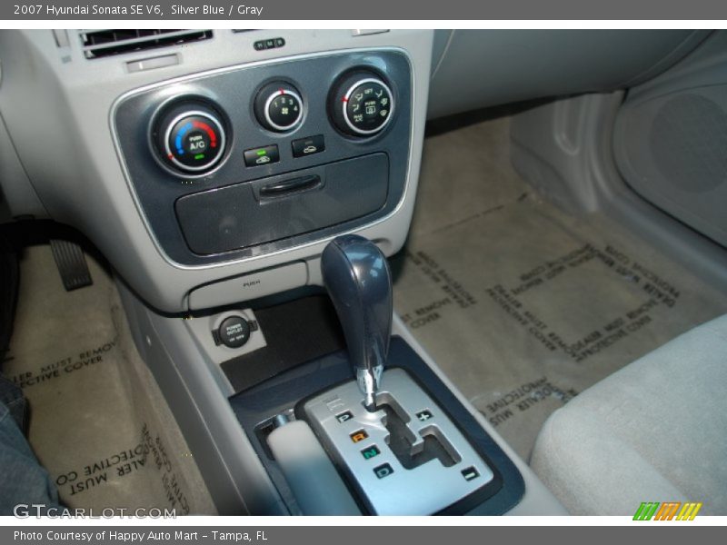 Silver Blue / Gray 2007 Hyundai Sonata SE V6