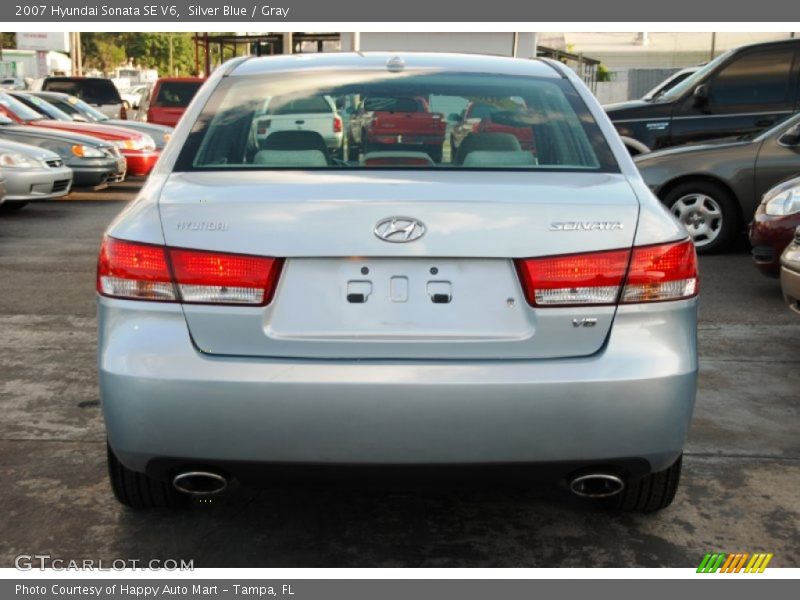 Silver Blue / Gray 2007 Hyundai Sonata SE V6