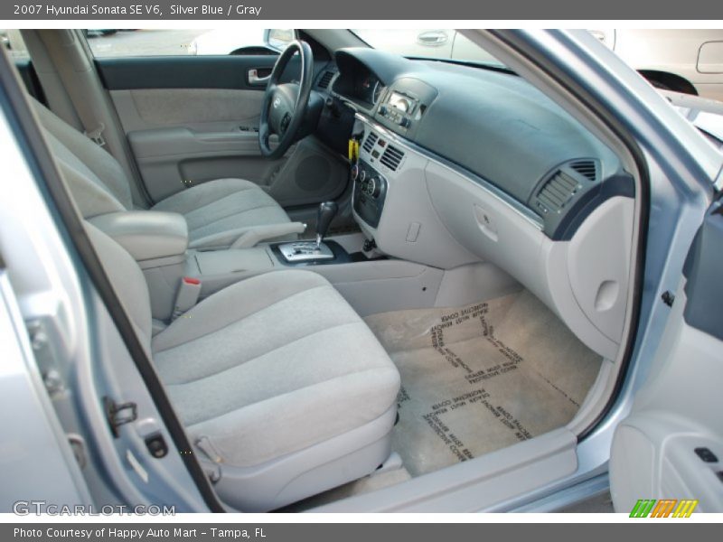 Silver Blue / Gray 2007 Hyundai Sonata SE V6